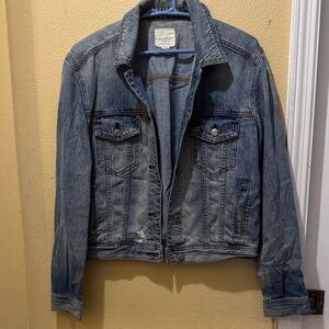 American Eagle Outfitters Classic Blue Jean Jacket